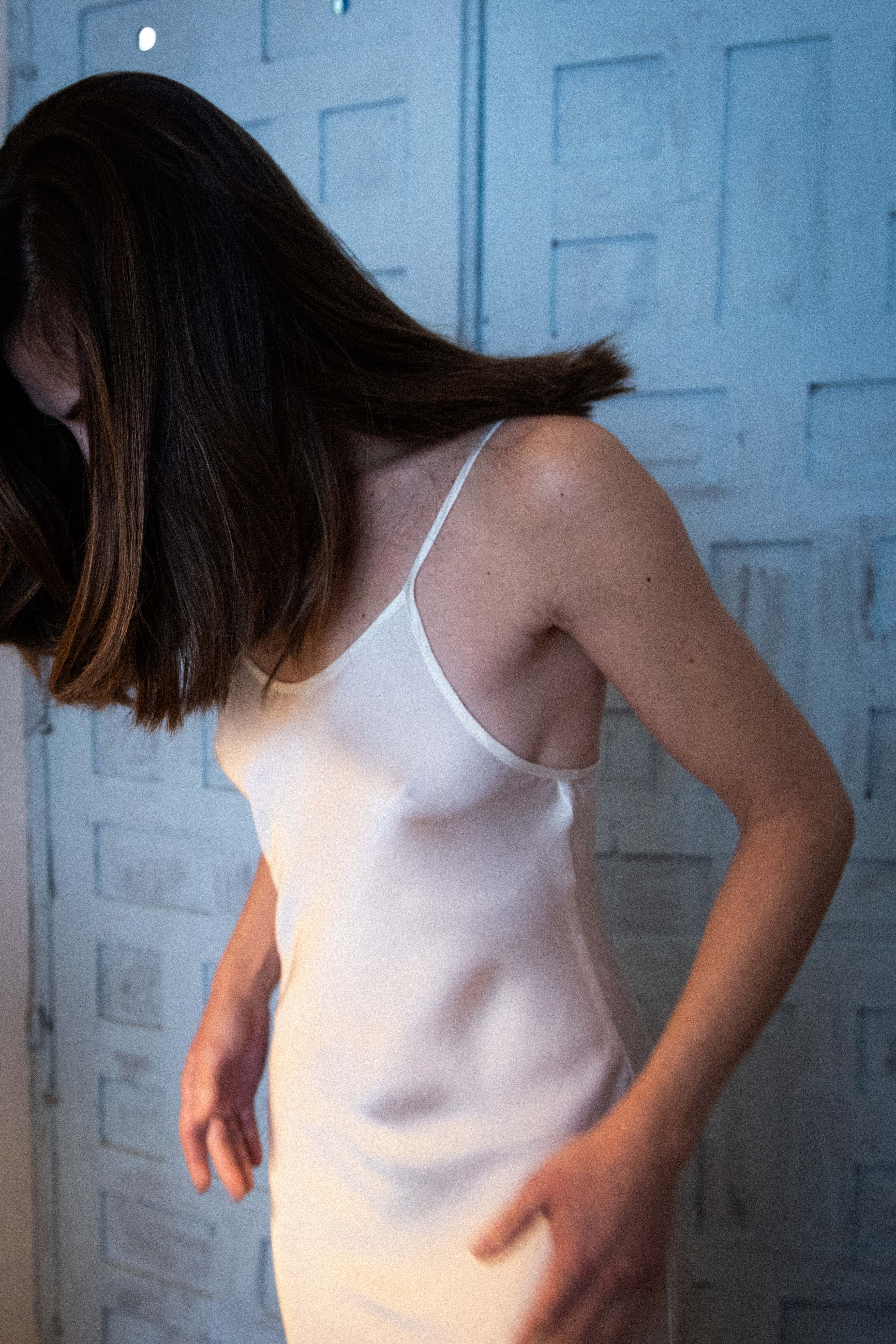 Silk slip dress