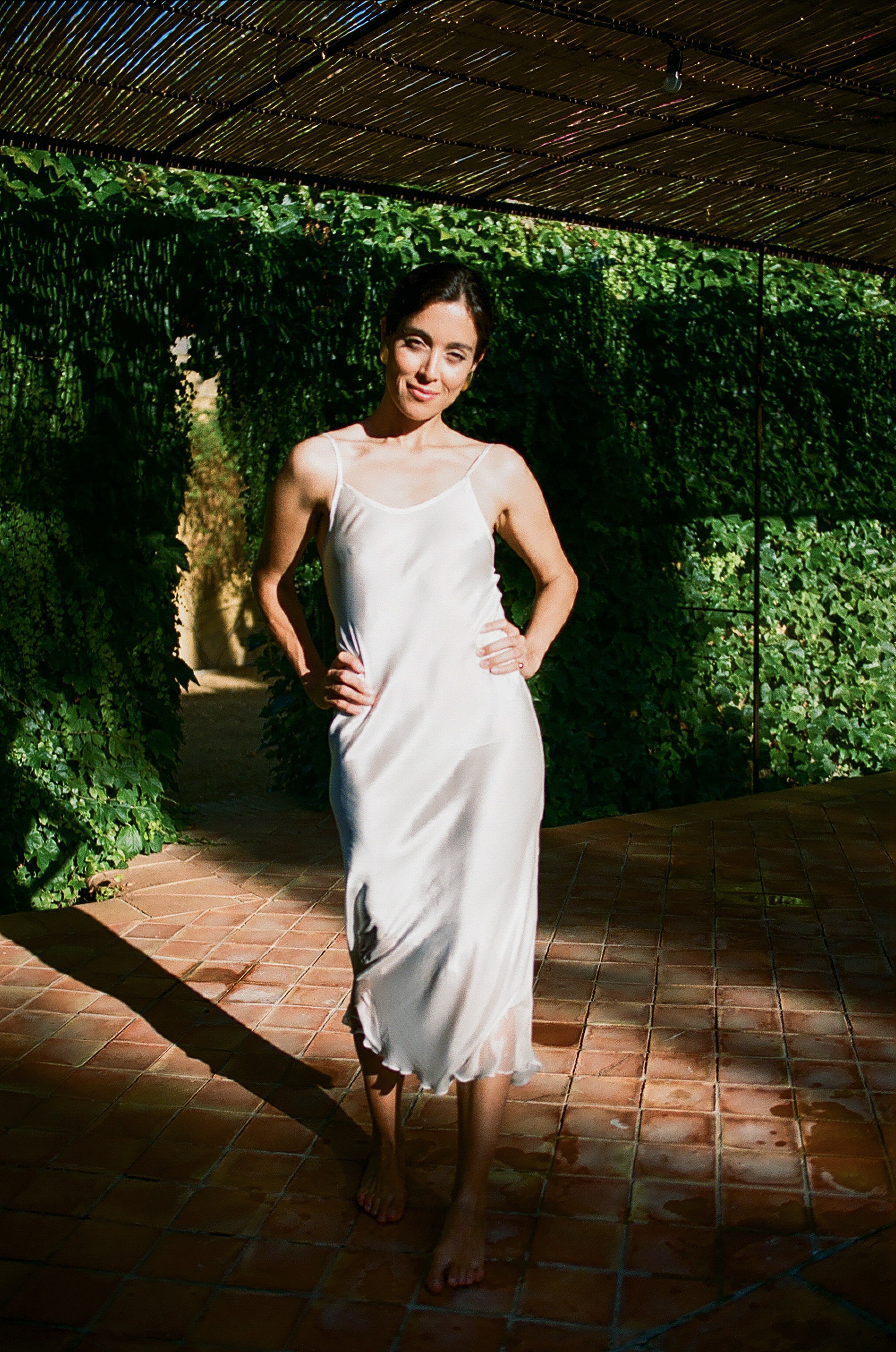 Silk slip dress