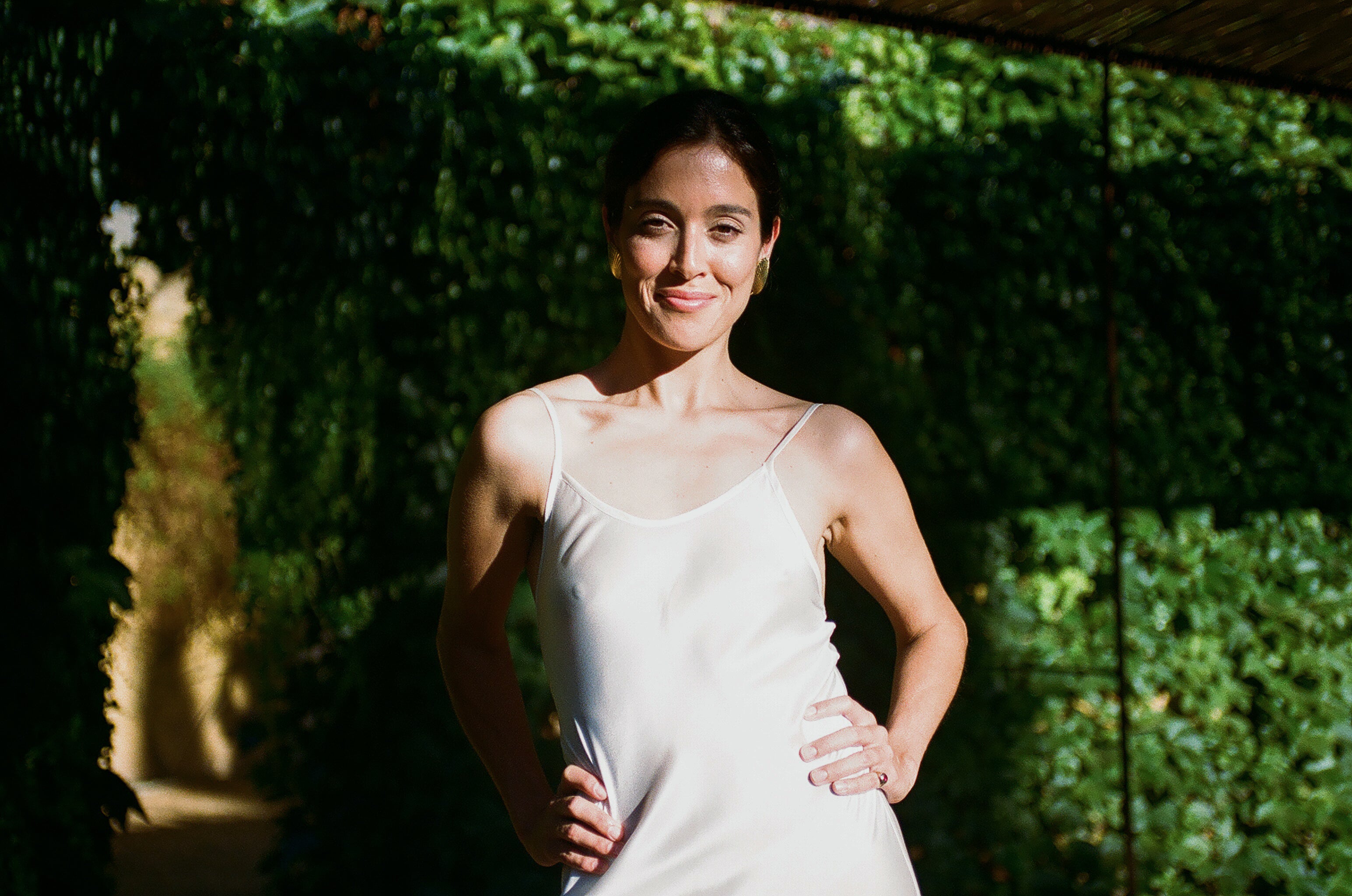 Silk slip dress
